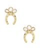 Lele Sadoughi Lele Sadoughi Horseshoe Stud Earrings - 1