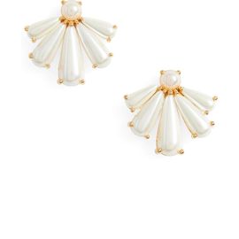Lele Sadoughi Lele Sadoughi Imitation Pearl Stud Earrings 