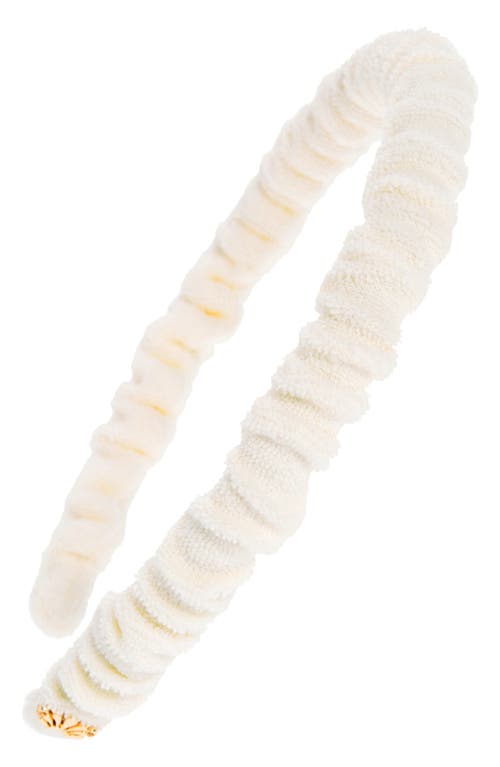 Lele Sadoughi Lele Sadoughi Jessie Slim Terry Cloth Headband
