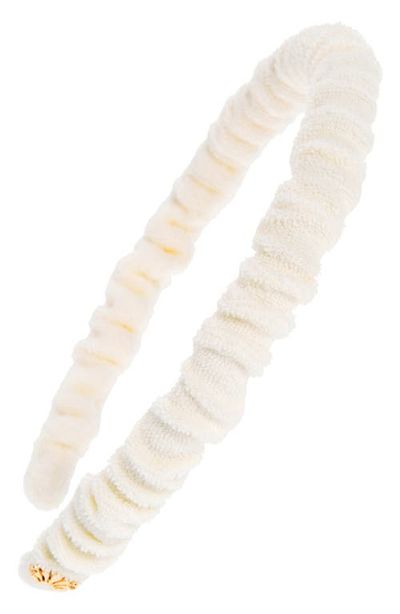 Lele Sadoughi Lele Sadoughi Jessie Slim Terry Cloth Headband