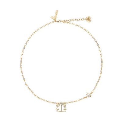 Lele Sadoughi Lele Sadoughi Libra Zodiac Necklace