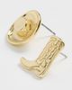 Lele Sadoughi Lele Sadoughi Line Dancing Stud Earrings Gold One - 2