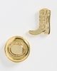 Lele Sadoughi Lele Sadoughi Line Dancing Stud Earrings Gold One - 5