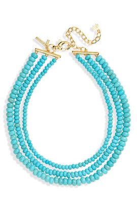 Lele Sadoughi Lele Sadoughi Multistrand Bead Necklace
