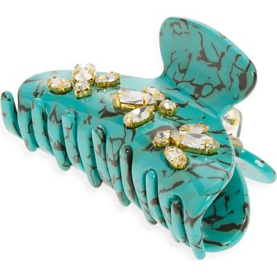 Lele Sadoughi Lele Sadoughi Oversized Crystal Cluster Jaw Clip