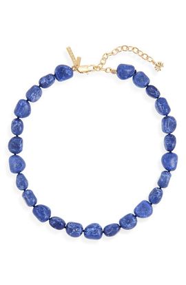 Lele Sadoughi Lele Sadoughi Palm Beach Baroque Stone Collar Necklace