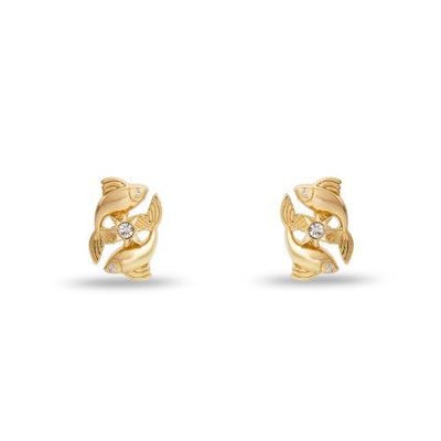 Lele Sadoughi Lele Sadoughi Pisces Zodiac Stud Earrings