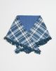Lele Sadoughi Lele Sadoughi Plaid Triangle Scarf Cornflower One - 4