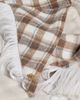 Lele Sadoughi Lele Sadoughi Plaid Triangle Scarf Walnut One - 6