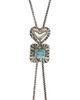 Lele Sadoughi Lele Sadoughi Ruffle Heart Bolo Necklace - 2