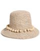 Lele Sadoughi Lele Sadoughi Sedona Wooden Drop Raffia Hat Natural One - 1