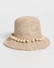 Lele Sadoughi Lele Sadoughi Sedona Wooden Drop Raffia Hat Natural One - 2