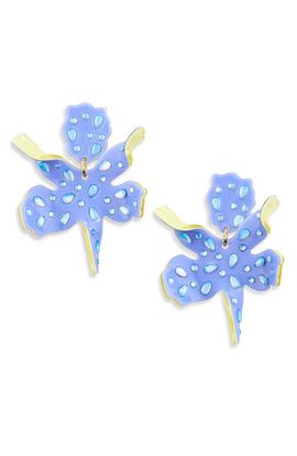 Lele Sadoughi Lele Sadoughi Small Paper Lily Drop Earrings