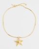 Lele Sadoughi Lele Sadoughi Starfish Collar Necklace Gold One - 2