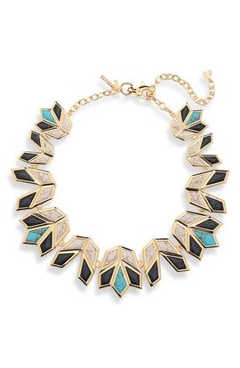 Lele Sadoughi Lele Sadoughi Stone Lotus Necklace