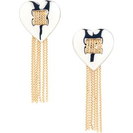 Lele Sadoughi Lele Sadoughi Sweetheart Fringe Drop Earrings