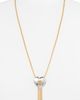 Lele Sadoughi Lele Sadoughi Sweetheart Fringe Pendant Necklace - 2