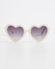 Lele Sadoughi Lele Sadoughi Sweetheart Sunglasses Mother Of Pearl 100 One Size - 5