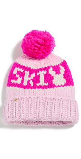 Lele Sadoughi Lele Sadoughi The Ski Bunny Beanie Neon Blush One