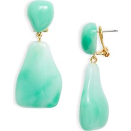 Lele Sadoughi Lele Sadoughi Wilma Holographic Imitation Pearl Drop Earrings