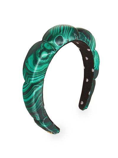 Lele Sadoughi Women's Scalloped Silk-Blend Headband