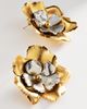 Lelet NY Eden Floral Mixed Metal Earrings - 1