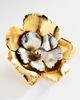 Lelet NY Eden Floral Mixed Metal Earrings - 2