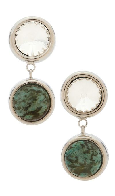 LELET NY LELET NY Clare Crystal And Stone Drop Earrings
