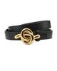 LELET NY LELET NY Glossy Knot Leather Belt - 1