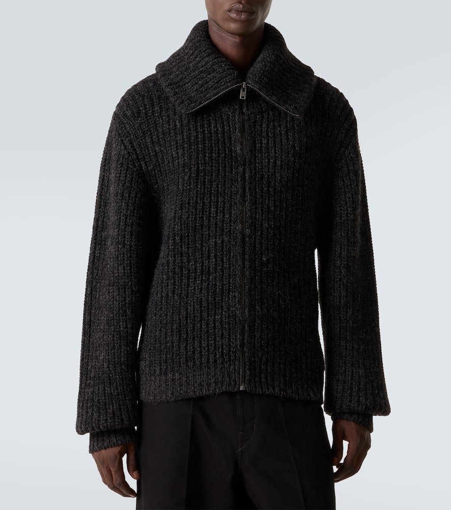 Lemaire - Alpaca and yak wool zip-up cardigan