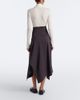 Lemaire Lemaire Asymmetric wool-blend midi skirt - 6