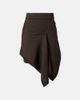 Lemaire Lemaire Asymmetric wool-blend miniskirt - 1