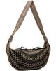 LEMAIRE LEMAIRE Beige & Brown Croissant Filt Bag - 2