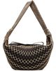 LEMAIRE LEMAIRE Beige & Brown Fortune Croissant Filt Bag - 1