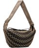 LEMAIRE LEMAIRE Beige & Brown Fortune Croissant Filt Bag - 2