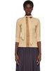 LEMAIRE LEMAIRE Beige Ascot T-shirt - 1