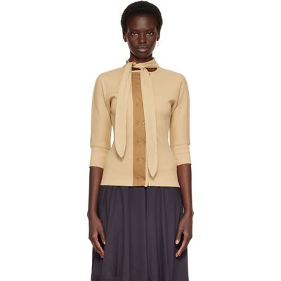 LEMAIRE LEMAIRE Beige Ascot T-shirt