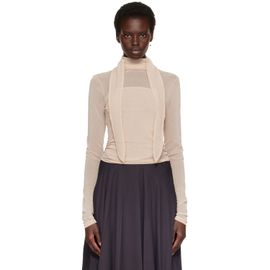 LEMAIRE LEMAIRE Beige Ballerina Scarf Blouse