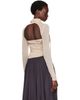 LEMAIRE LEMAIRE Beige Ballerina Scarf Blouse - 3