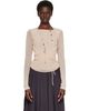 LEMAIRE LEMAIRE Beige Ballerina Wrap Blouse - 1