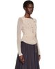 LEMAIRE LEMAIRE Beige Ballerina Wrap Blouse - 2