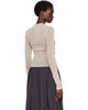LEMAIRE LEMAIRE Beige Ballerina Wrap Blouse - 3
