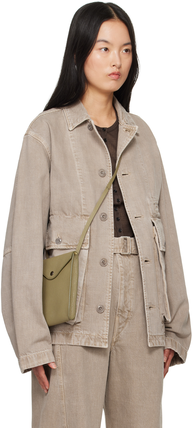 LEMAIRE - Beige Boxy Denim Jacket