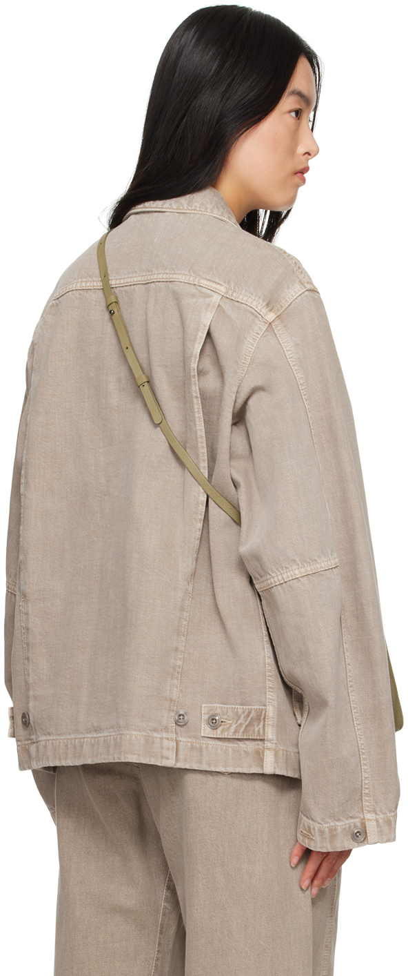LEMAIRE - Beige Boxy Denim Jacket
