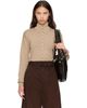 LEMAIRE LEMAIRE Beige Fine Wool Buttoned Cardigan - 1