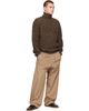 LEMAIRE LEMAIRE Beige Light Cotton Twill Pyjama Trousers - 4