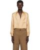 LEMAIRE LEMAIRE Beige Loose Silk Shirt - 1