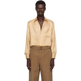 LEMAIRE LEMAIRE Beige Loose Silk Shirt