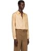 LEMAIRE LEMAIRE Beige Loose Silk Shirt - 2