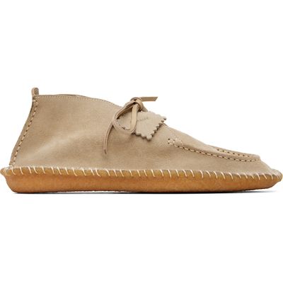 LEMAIRE LEMAIRE Beige Reversed Suede Leather Desert Boots